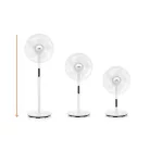 Eta VENTILÁTOR ÁLLÓ 45 CM LAPÁT ÁTMÉRŐ, ÉRINTŐ GOMB, TÁVIRÁNYÍTÓ 460790000