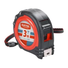   Extol Premium MÉRŐSZALAG, GUMÍROZOTT, 2 STOPPOS, 3M×19MM 3153