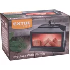 Extol Light LED LÁMPA, DEKORÁCIÓS, LÁNG HATÁSÚ, SÁRGA FÉNYŰ, ELEM NÉLKÜL 43404