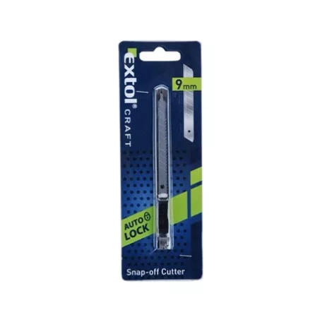 Extol Craft TAPÉTAVÁGÓ KÉS, 9MM, INOX FÉMHÁZAS, AUTO-LOCK 80043