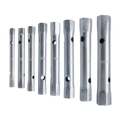   Extol Premium CSŐKULCS KÉSZLET, 10DB (8 CSŐKULCS+2 HAJTÓVAS), CRV., 6-22MM 8816370