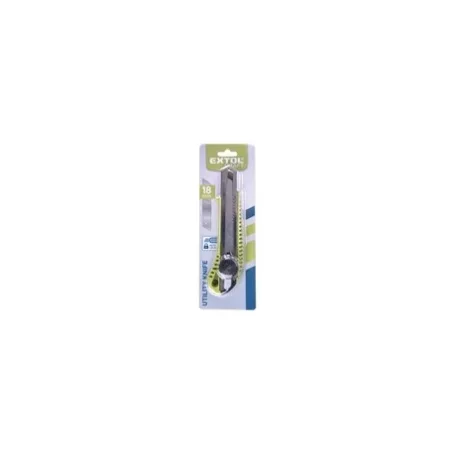 Extol Craft TAPÉTAVÁGÓ KÉS, 18MM, FÉMHÁZ, CSAVAROS RÖGZ. AUTOLOCK , BLISZTEREN 955007