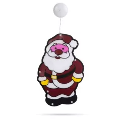   Family Christmas ABLAKDEKORÁCIÓ MIKULÁS, LED-ES PVC 56530E