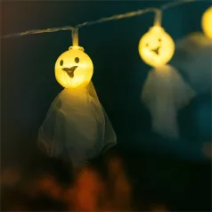   Family Halloween HALLOWEEN-I LED-ES FÉNYFÜZÉR, SZELLEM 56533B