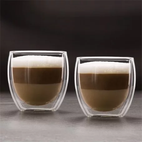 Family ÜVEGPOHÁR DUPLAFALÚ CAPPUCCINO 250 ML 2 DB 57176J