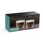 Family ÜVEGPOHÁR DUPLAFALÚ CAPPUCCINO 250 ML 2 DB 57176J