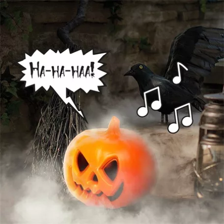 Family Halloween TÖKLÁMPÁS LEDDEL, HANGEFFEKTEKKEL 58111
