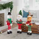 Family Christmas KARÁCSONYI TEXTIL MIKULÁS FIGURA 65 X 18 X 13 CM 58758A