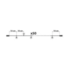 Family Decor LED FÉNYFÜZÉR 5,2 M, MELEGFEHÉR 58900A