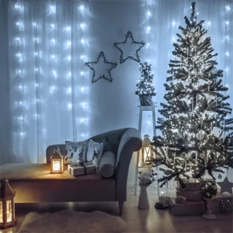 Family Decor LED FÉNYFÜGGÖNY 4,2 M HIDEGFEHÉR 58901B