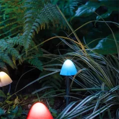   Garden of Eden LED-ES SZOLÁR LÁMPA - 12 DB MINI GOMBA 11243B