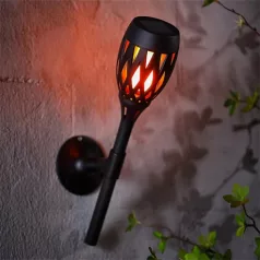   Garden of Eden LED-ES SZOLÁR LÁMPA, LESZÚRHATÓ/FALI, LÁNGEFFEKT 11262D