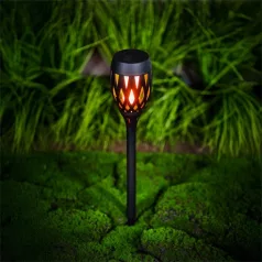   Garden of Eden LED-ES SZOLÁR LÁMPA, LESZÚRHATÓ/FALI, LÁNGEFFEKT 11262D