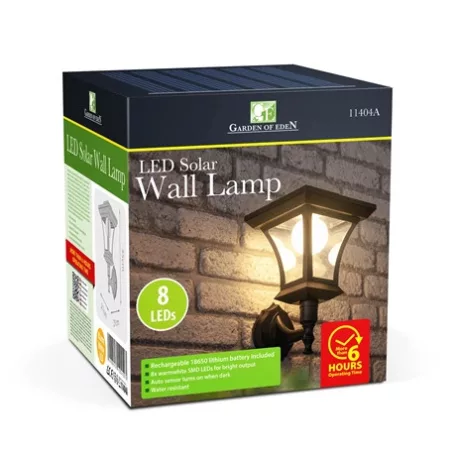 Garden of Eden LED-ES SZOLÁR LÁMPA, FALI 11404A