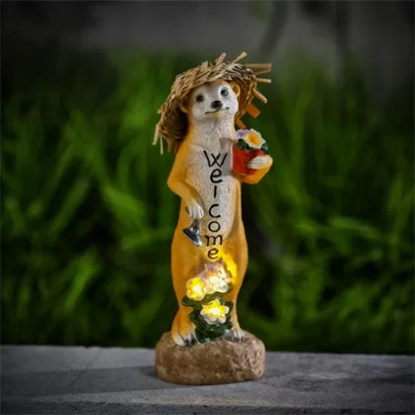 Garden of Eden LED-ES SZOLÁR ÁLLATFIGURA,  SZURIKÁTA 11423