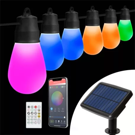 Garden of Eden SMART SZOLÁR FÉNYFÜZÉR BLUETOOTH 11747