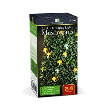 Garden of Eden SZOLÁR LED FÉNYFÜZÉR, GOMBA 58220C