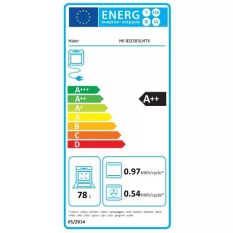 Haier SÜTŐ BEÉPÍTHETŐ ELEKTROMOS H6 ID25B3LHTX
