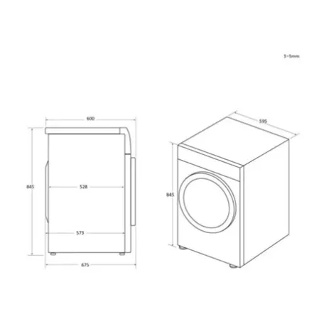 Haier SZÁRÍTÓGÉP HŐSZIVATTYÚS HD80-A3959-S