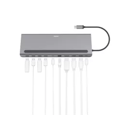 Hama USB TYPE-C 10 IN 1 DOKKOLÓ ADAPTER 00200100