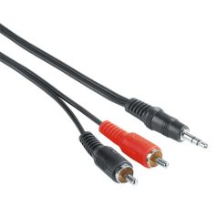 Hama 3,5MM JACK-2RCA ÖSSZ.KÁB 2,0M 00205106