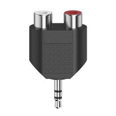 Hama ST ADAPTER SZTEREO 3,5MM JACK DUGÓ - 2RCA ALJ 00205187