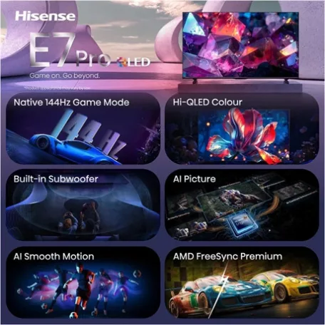 Hisense TV 100" 4K UHD SMART QLED 100E7SPRO