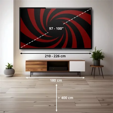 Hisense TV 100" 4K SMART MINILED 100U7SPRO
