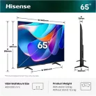 Hisense TV 65" 4K UHD SMART LED 65A6S