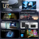 Hisense TV 65" 4K UHD SMART MINILED 65U7SE