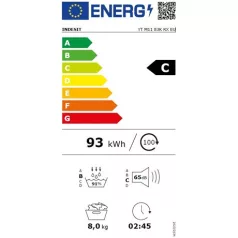 Indesit SZÁRÍTÓGÉP HŐSZIVATTYÚS YT M11 83K RX EU