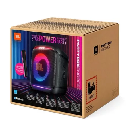 Jbl PARTYBOX  ENCORE 2 + VEZETÉK NÉLKÜLI MIKROFON PBENCORE2EP