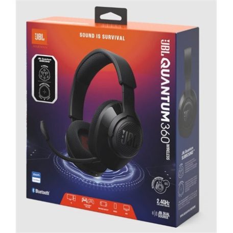 Jbl GAMER FEJHALLGATÓ QTUM360BLK