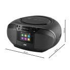 Jvc CD-S RÁDIÓMAGNÓ RDE664BDAB