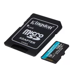 Kingston MEMÓRIAKÁRTYA + ADAPTER SDCG4/128GB