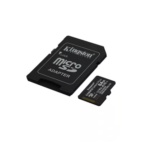 Kingston MEMÓRIAKÁRTYA + ADAPTER SDCS3/64GB