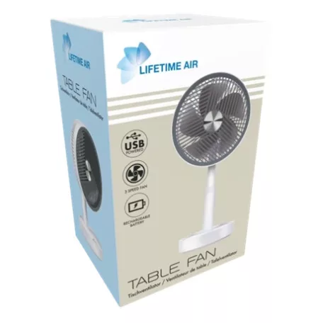 Lifetime Air VENTILÁTOR ASZTALI AKKUMULÁTOROS 871125243631