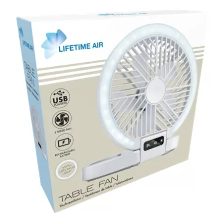 Lifetime Air VENTILÁTOR ASZTALI AKKUMULÁTOROS 871125243648