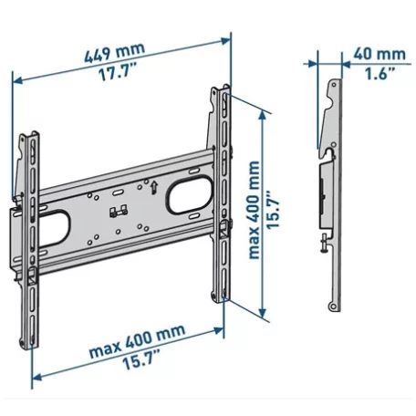 Meliconi FALI KONZOL VESA 400 480876 EXTRA 400F DW 