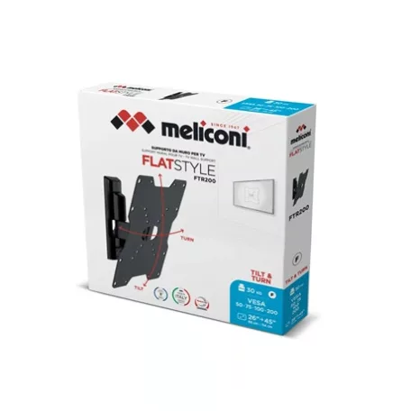 Meliconi FALI KONZOL DÖNTHETŐ VESA 200 580455 FLATSTYLE FTR200  