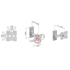 Meliconi FALI KONZOL VESA 100 580457 FLATSTYLE FR100  