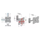 Meliconi FALI KONZOL VESA 200 580458 FLATSTYLE FR200 