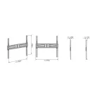 Meliconi FALI KONZOL VESA 400 580467 FLATSTYLE FS400 FB  