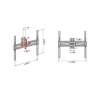 Meliconi FALI KONZOL DÖNTHETŐ VESA 400 580470 FLATSTYLE FTR400 