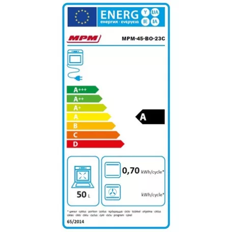 MPM SÜTŐ BEÉPÍTHETŐ MPM-45-BO-23C