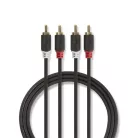 Nedis SZTEREÓ AUDIOKÁBEL 3 M CABW24200AT30