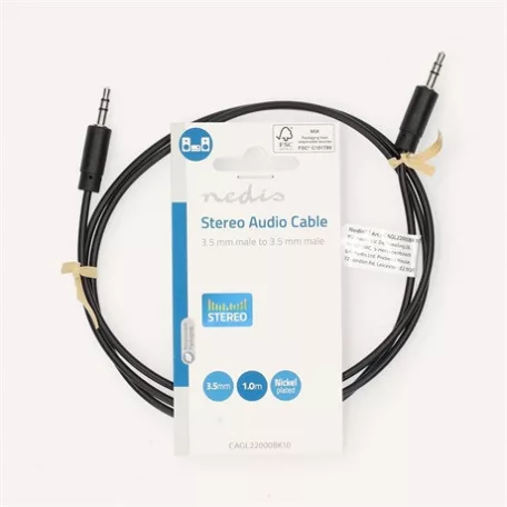 Nedis AUDIO KÁBEL 1 M CAGL22000BK10