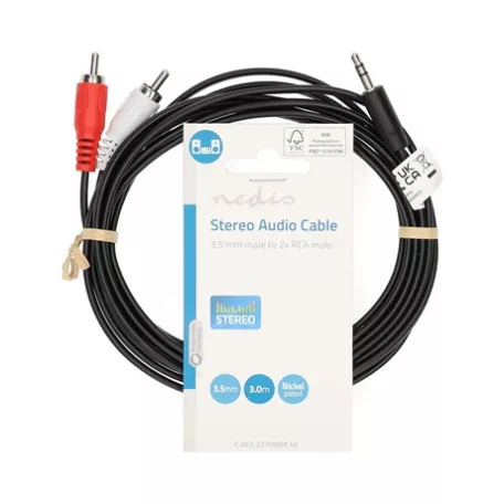 Nedis AUDIO KÁBEL CAGL22200BK30