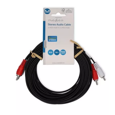 Nedis AUDIO KÁBEL CAGL24200BK100