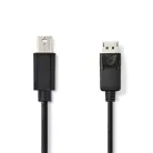 Nedis MINI DISPLAYPORT - DISPLAYPORT KÁBEL CCGP37400BK20